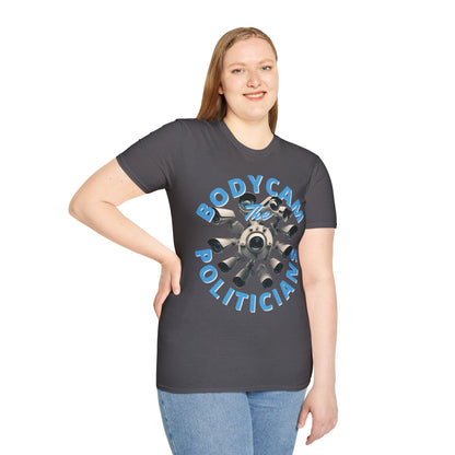 Bodycam the Politicians Cameras Dark colors Unisex T-Shirt by theGreenDragonTavern.shop