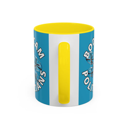 Bodycam the Politicians Drone Turquoise Accent Mug by theGreenDragonTavern.shop