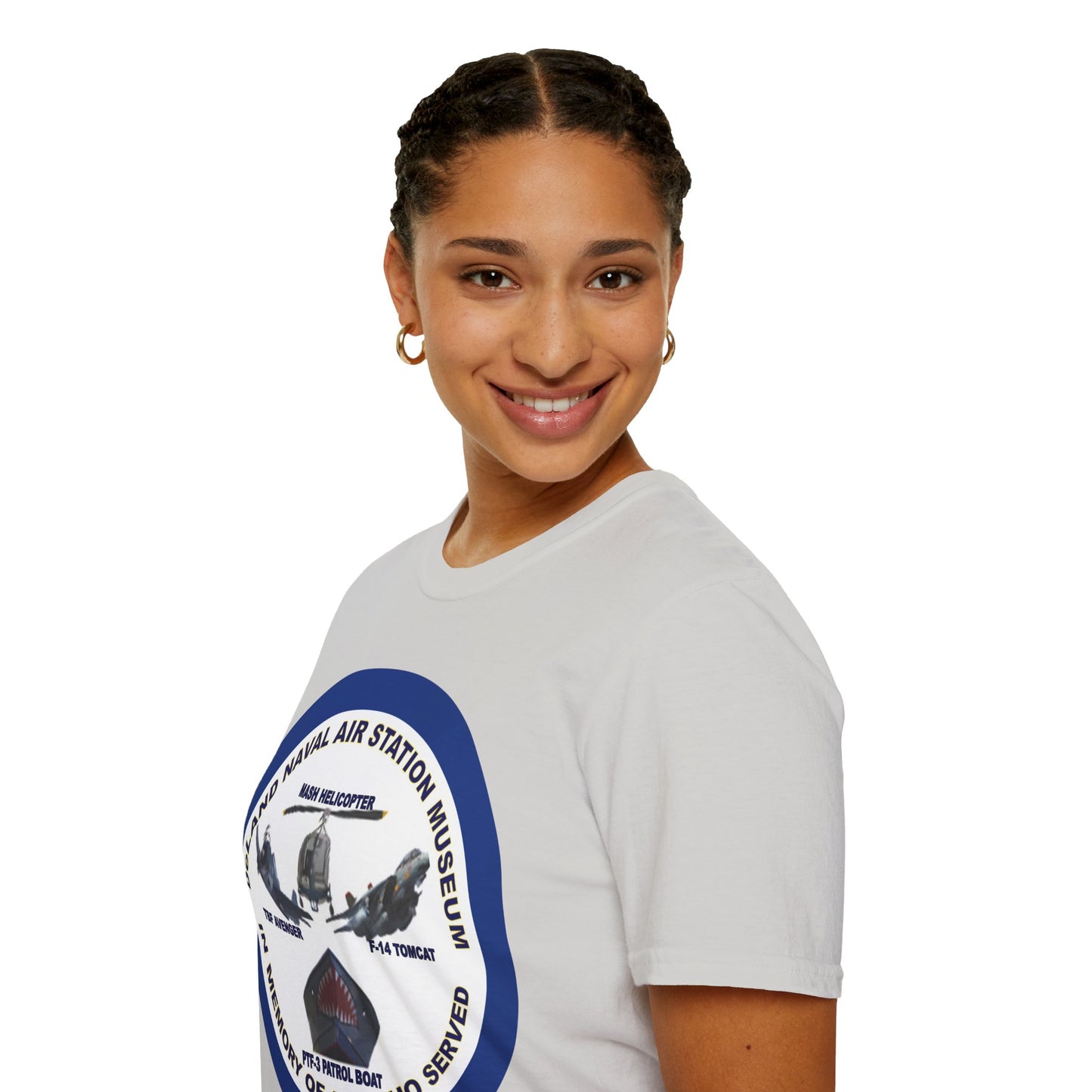 DNASM Student Art Navy Frame Lighter colors Unisex T-Shirt by theGreenDragonTavern.shop