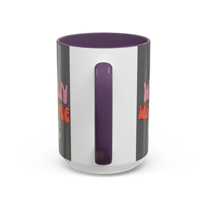 I Am Woman Watch Me Vote Grey Accent Mug by theGreenDragonTavern.shop