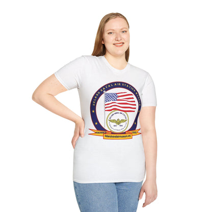 DeLand Naval Air Station Museum Lighter Colors Unisex T-Shirt by theGreenDragonTavern.shop
