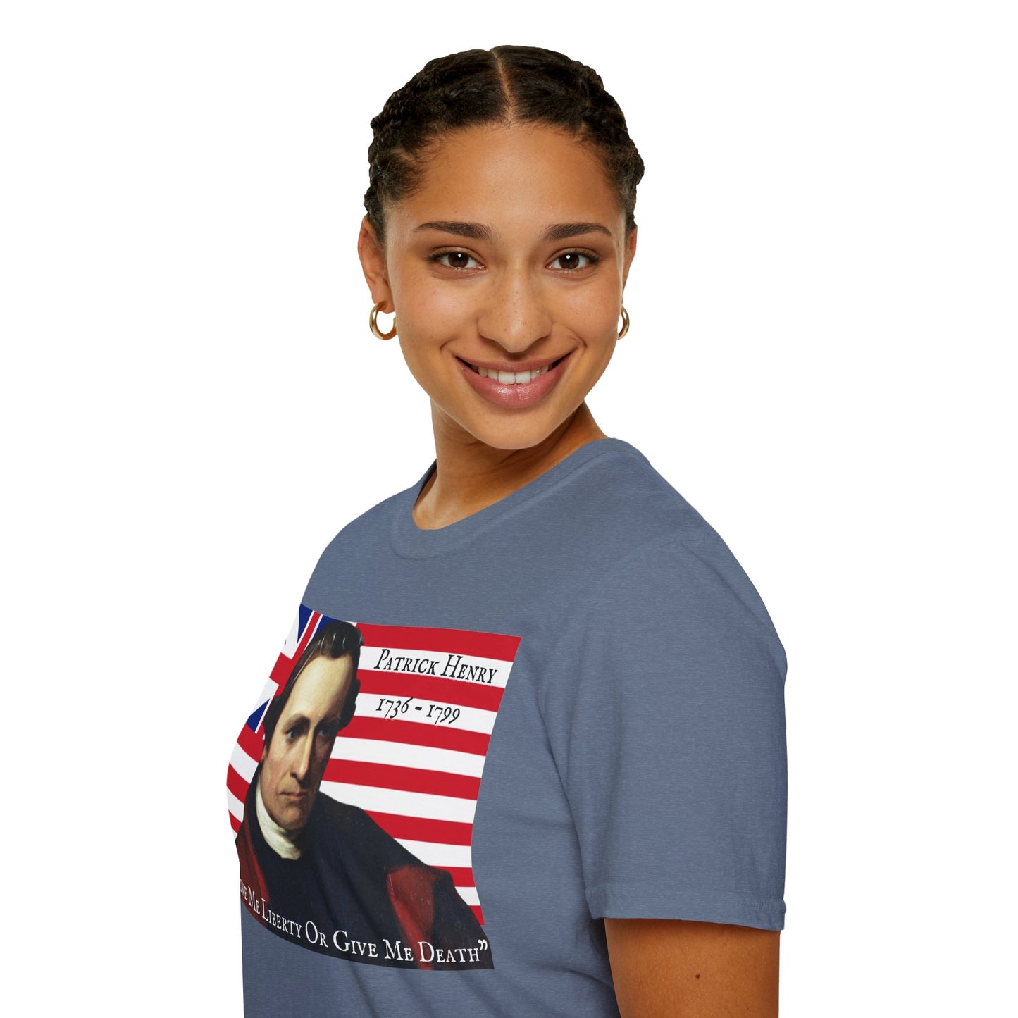 Patrick Henry Dark colors Unisex T-Shirt by theGreenDragonTavern.shop