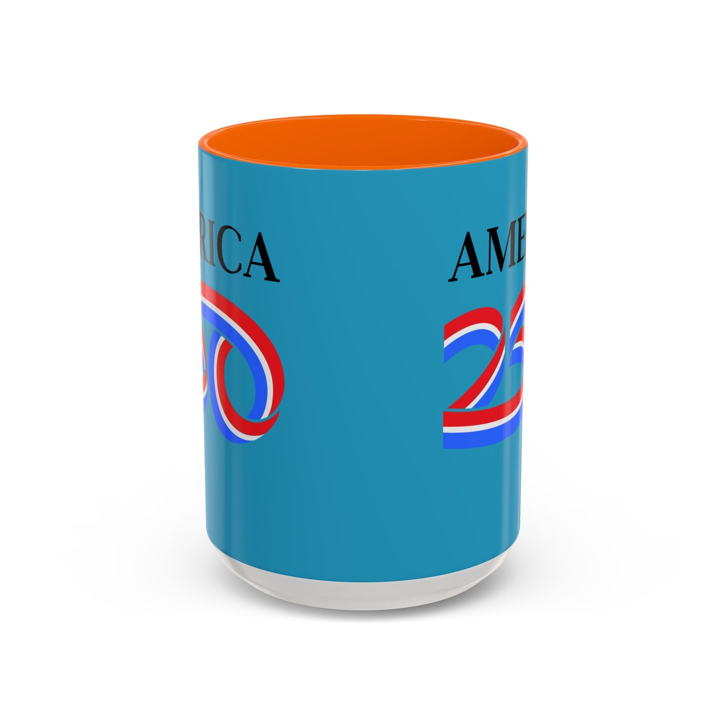 America 250 Turquoise Accent Mug by theGreenDragonTavern.shop