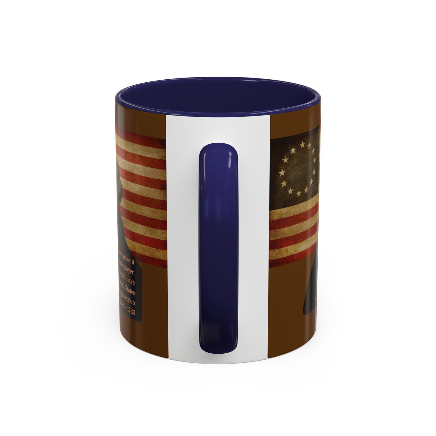 Washington's Earnest Prayer Brown Accent Mug by theGreenDragonTavern.shop