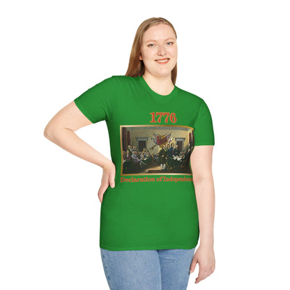Declaration of Independence Dark colors Unisex T-Shirt by theGreenDragonTavern.shop