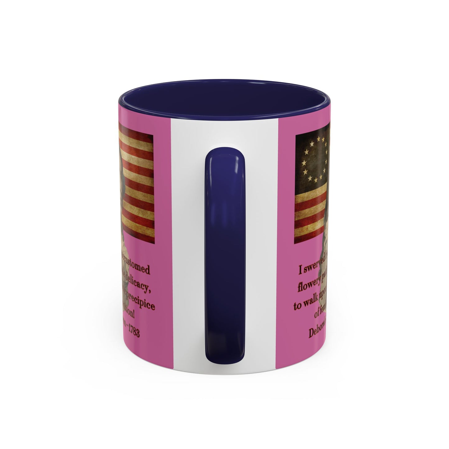 Deborah Sampson, America's Mulan Pink Accent Mug by theGreenDragonTavern.shop