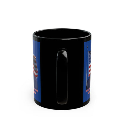 Charlie Kirk, Healthy Debate Blue Mug by theGreenDragonTavern.shop