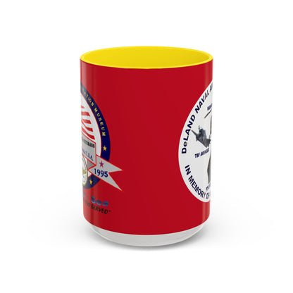 DNASM 2-sided, Founding & Student Art w/WhiteBG Red Accent Mug by theGreenDragonTavern.shop