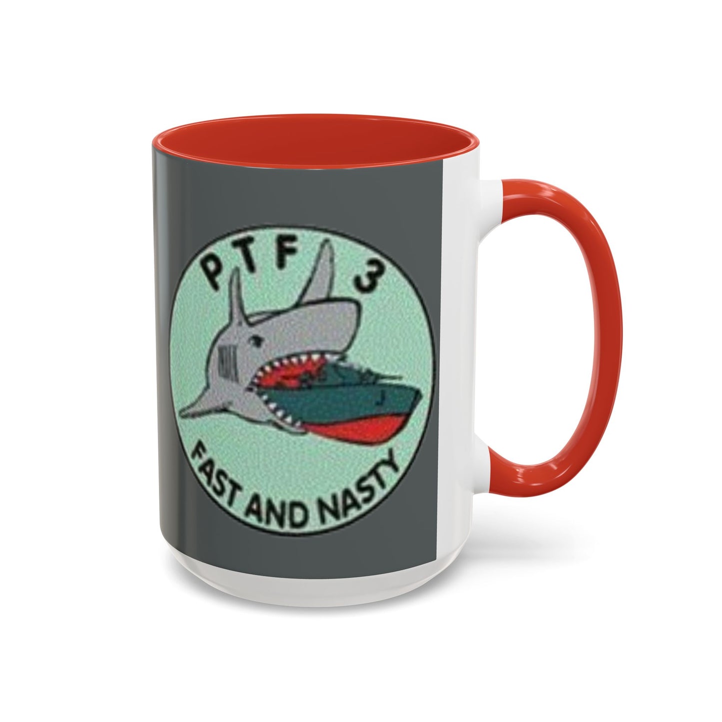 DNASM PTF-3 Grey Accent Mug by theGreenDragonTavern.shop