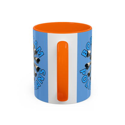 Bodycam the Politicians Cameras Blue Accent Mug by theGreenDragonTavern.shop