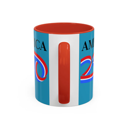 America 250 Turquoise Accent Mug by theGreenDragonTavern.shop