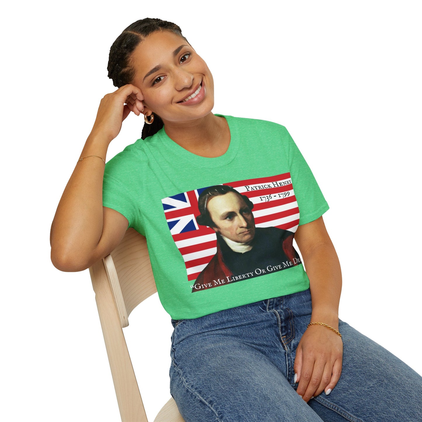 Patrick Henry DKcolors Unisex T-Shirt by theGreenDragonTavern.shop