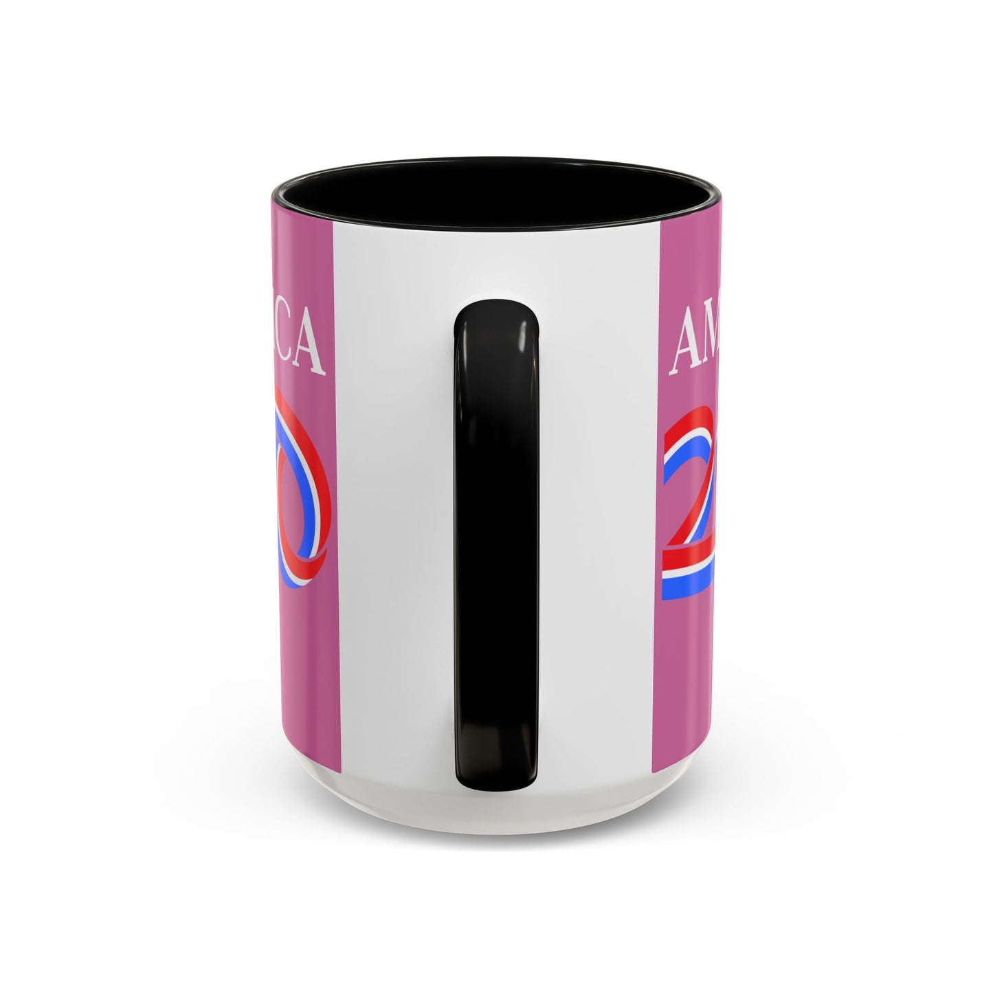 America 250 Pink Accent Mug by theGreenDragonTavern.shop