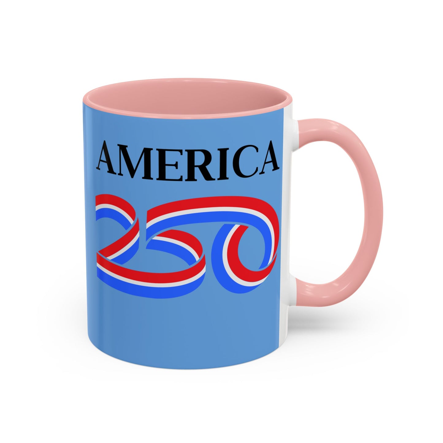 America 250 Light Blue Accent Mug by theGreenDragonTavern.shop