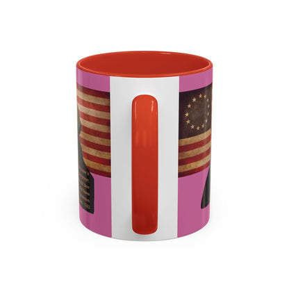 Washington's Earnest Prayer Pink Accent Mug by theGreenDragonTavern.shop