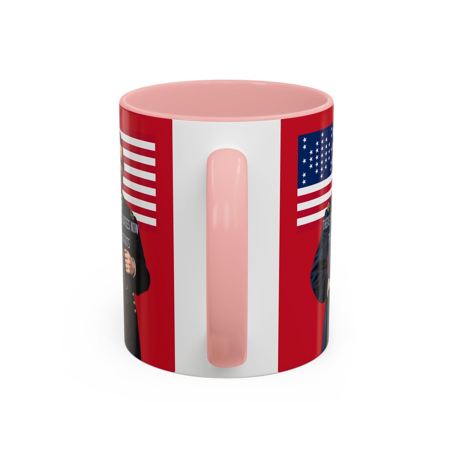 "Traitors and Patriots" Ulysses Grant Red Accent Mug by theGreenDragonTavern.shop