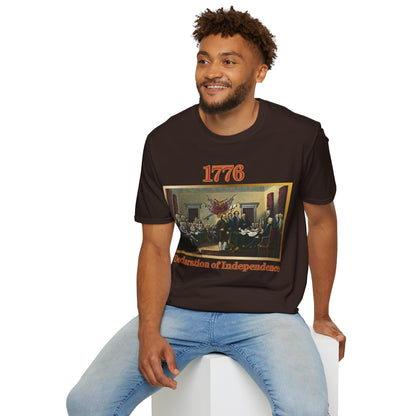 Declaration of Independence Dark colors Unisex T-Shirt by theGreenDragonTavern.shop