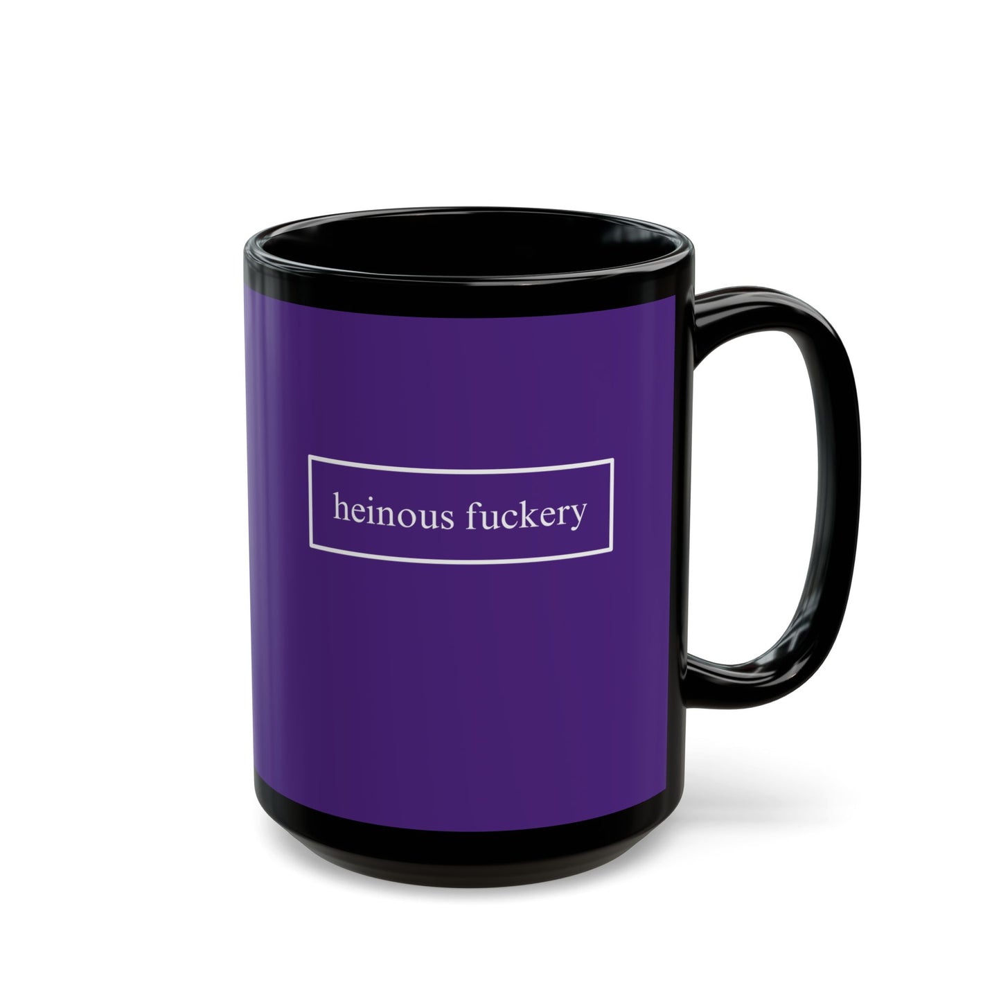 Heinous Fuckery Dark Purple Mug by theGreenDragonTavern.shop