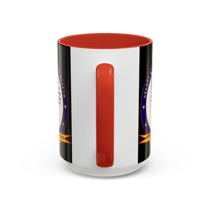 DeLand Naval Air Station Museum Black Accent Mug by theGreenDragonTavern.shop