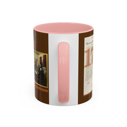 Declaration of Independence Brown Accent Mug by theGreenDragonTavern.shop