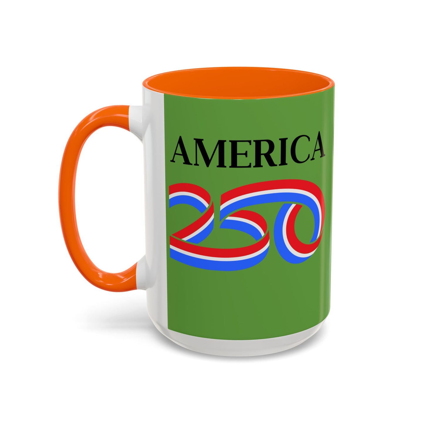 America 250 Green Accent Mug by theGreenDragonTavern.shop