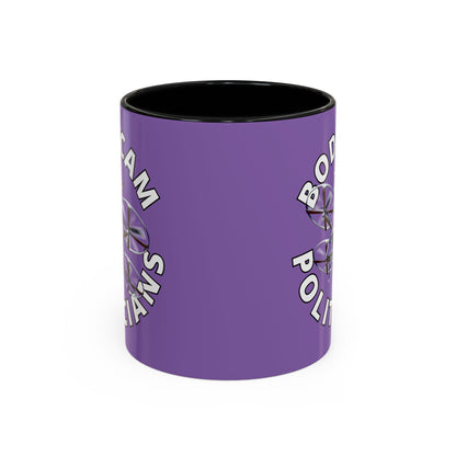 Bodycam the Politicians Drone Light Purple Accent Mug by theGreenDragonTavern.shop