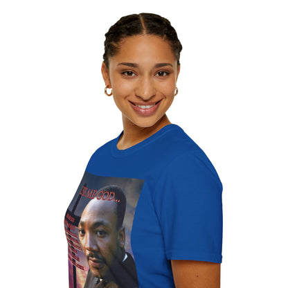 Use Me God, MLK Jr Dark colors Unisex T-Shirt by theGreenDragonTavern.shop
