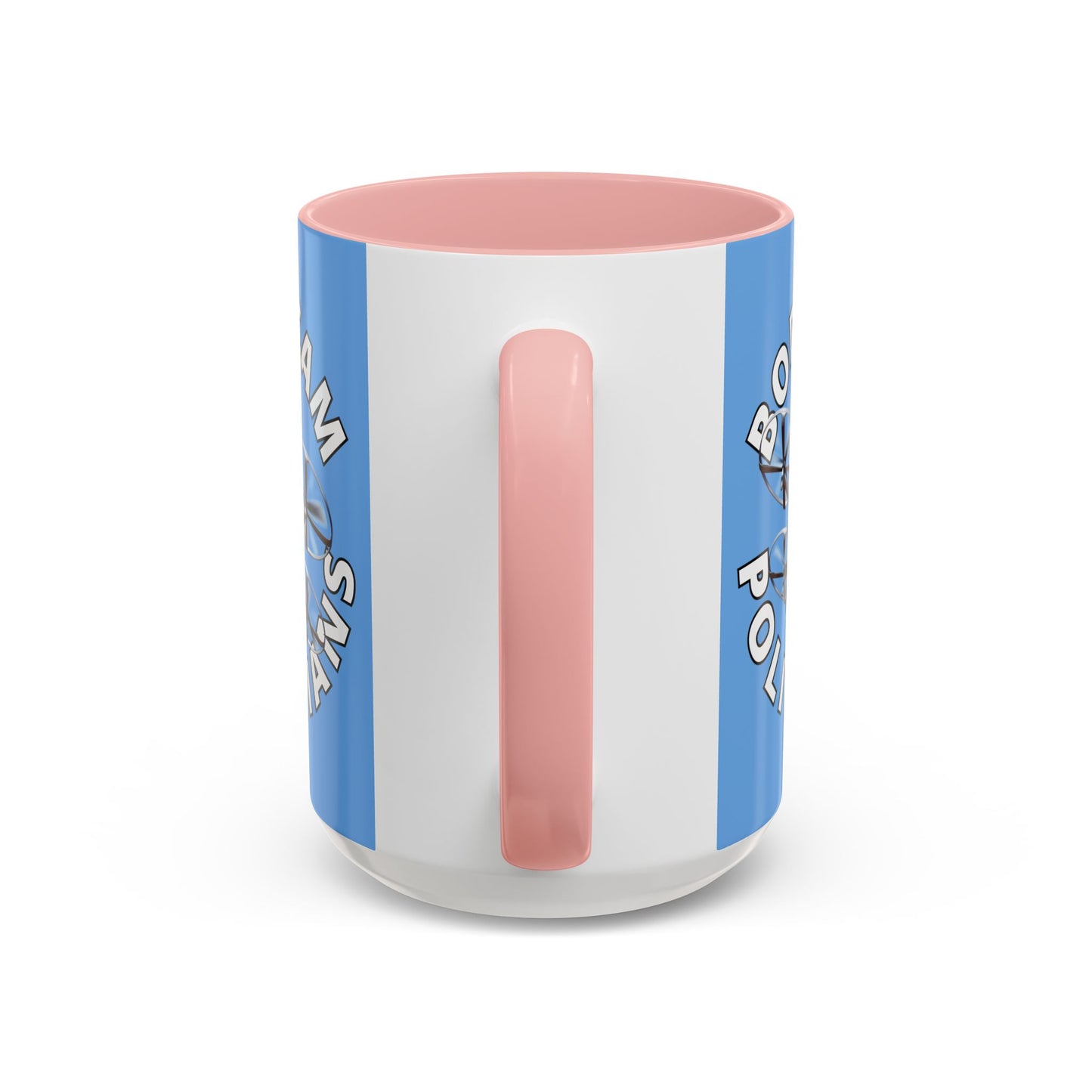 Bodycam the Politicians Drone Light Blue Accent Mug by theGreenDragonTavern.shop