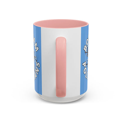 Bodycam the Politicians Drone Light Blue Accent Mug by theGreenDragonTavern.shop