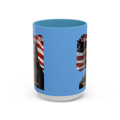 "I Have a Dream" MLKJr Blue Accent Mug by theGreenDragonTavern.shop