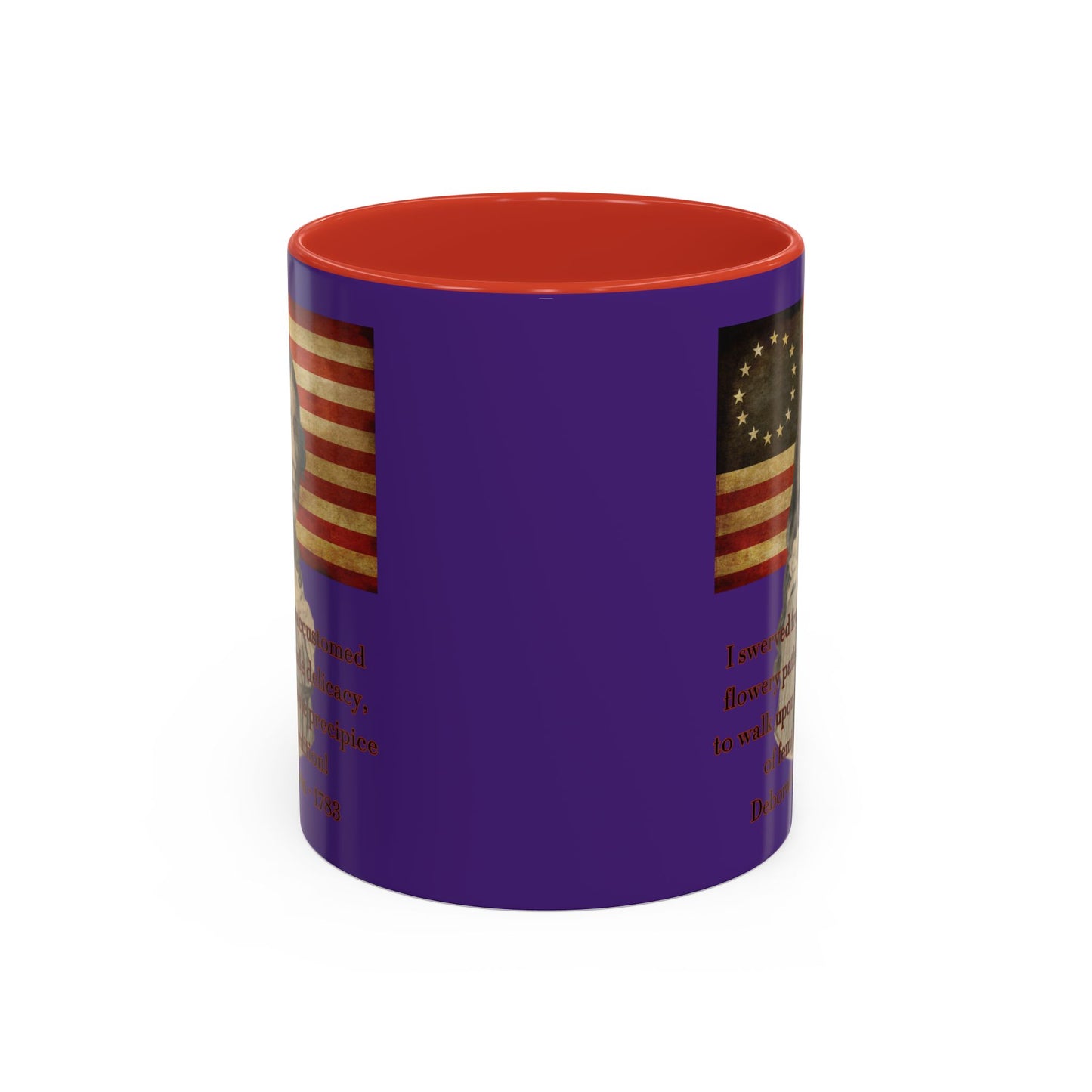 Deborah Sampson, America's Mulan Dark Purple Accent Mug by theGreenDragonTavern.shop