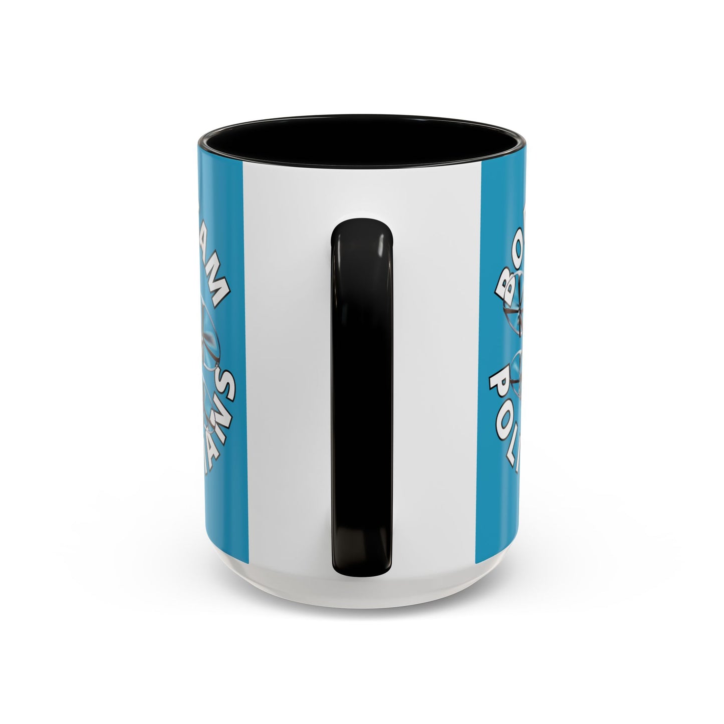 Bodycam the Politicians Drone Turquoise Accent Mug by theGreenDragonTavern.shop