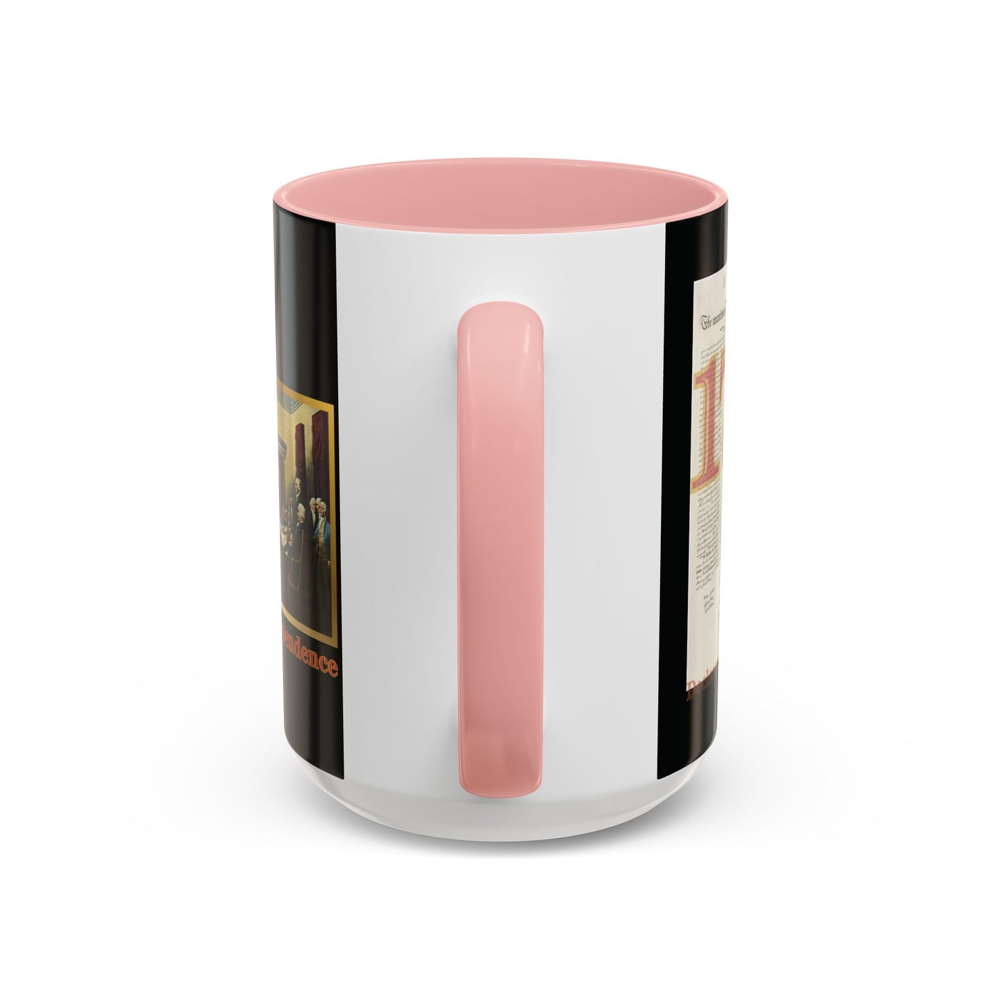 Declaration of Independence Black Accent Mug by theGreenDragonTavern.shop