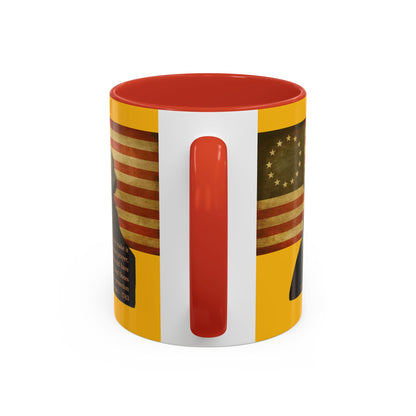 Washington's Earnest Prayer Yellow Accent Mug by theGreenDragonTavern.shop