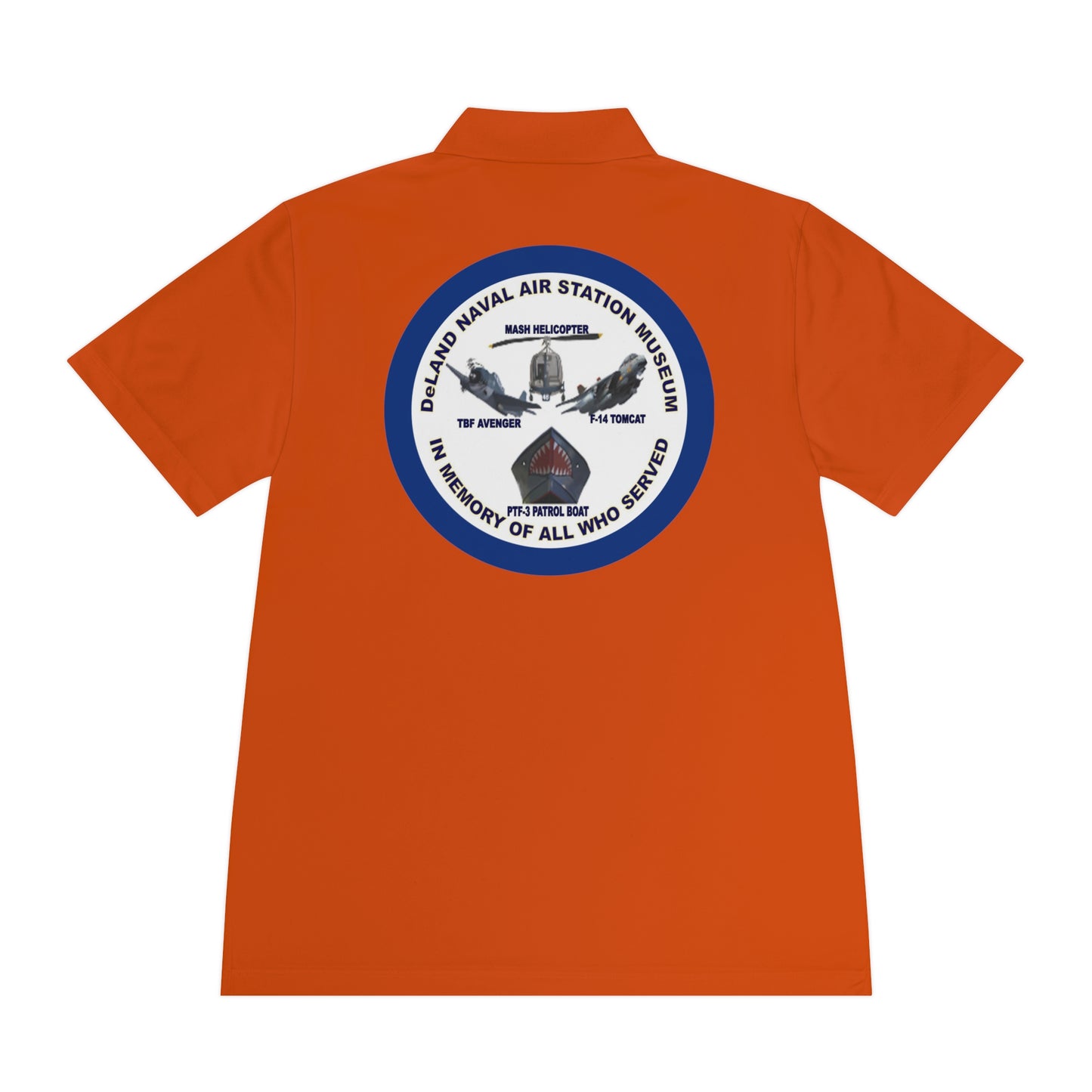 DNASM Student Art Navy Frame, 2-Sided Sport Polo Shirt by theGreenDragonTavern.shop
