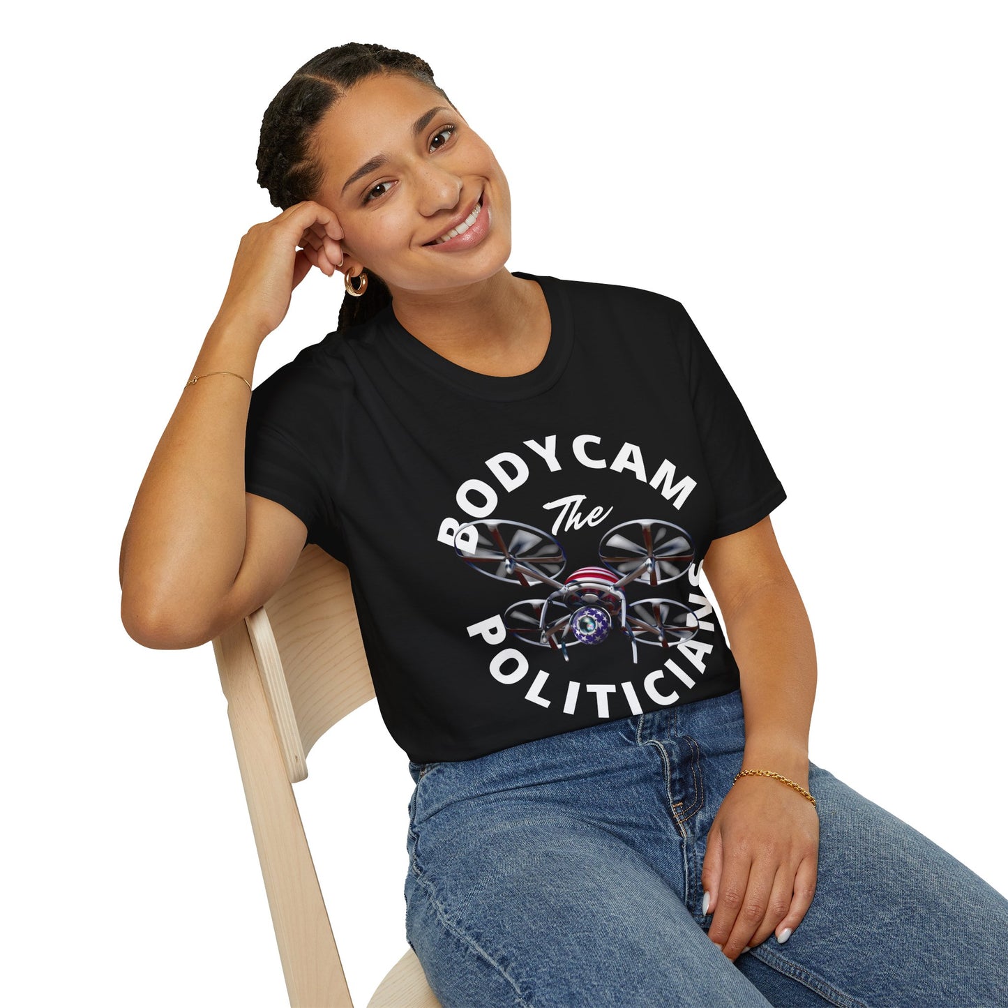 Bodycam the Politicians Drone Unisex T-Shirt by theGreenDragonTavern.shop