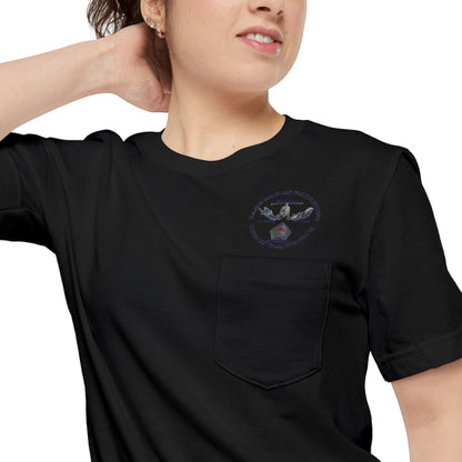 DNASM Student Art Unisex Pocket T-Shirt by theGreenDragonTavern.shop