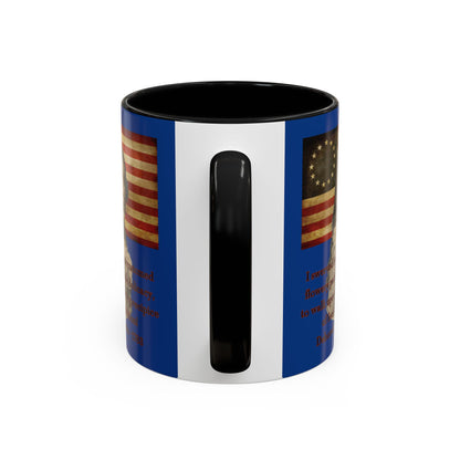 Deborah Sampson, America's Mulan Dark Blue Accent Mug by theGreenDragonTavern.shop