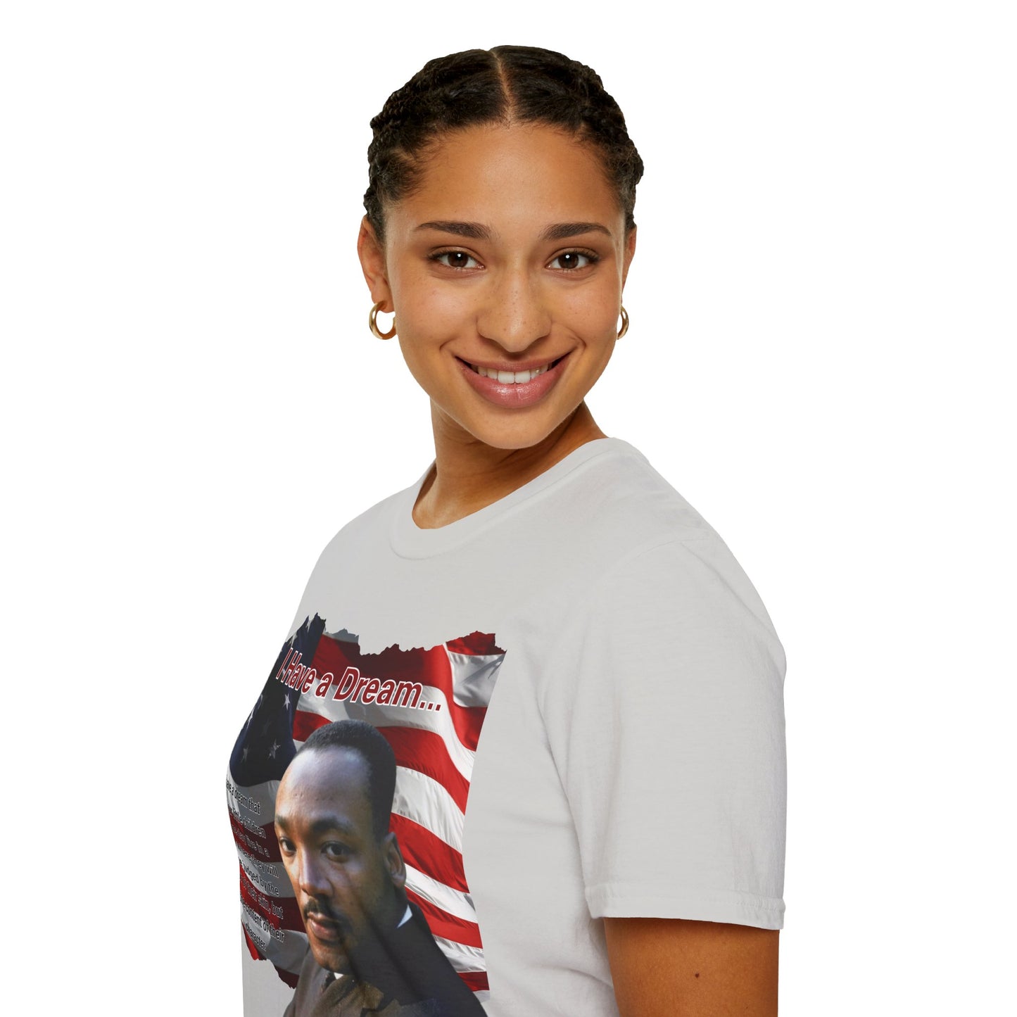 "I Have a Dream" MLKJr Light colors Unisex T-Shirt by theGreenDragonTavern.shop