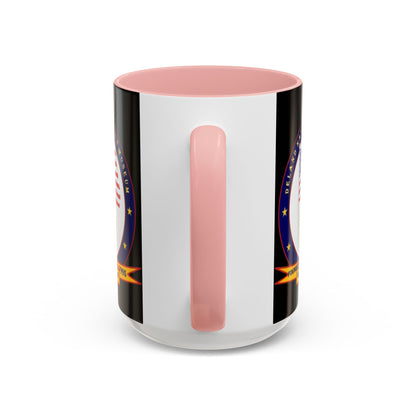 DeLand Naval Air Station Museum Black Accent Mug by theGreenDragonTavern.shop