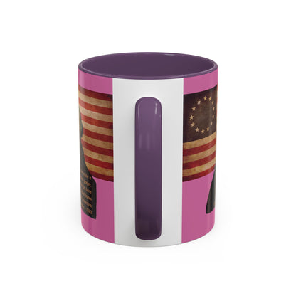 Washington's Earnest Prayer Pink Accent Mug by theGreenDragonTavern.shop