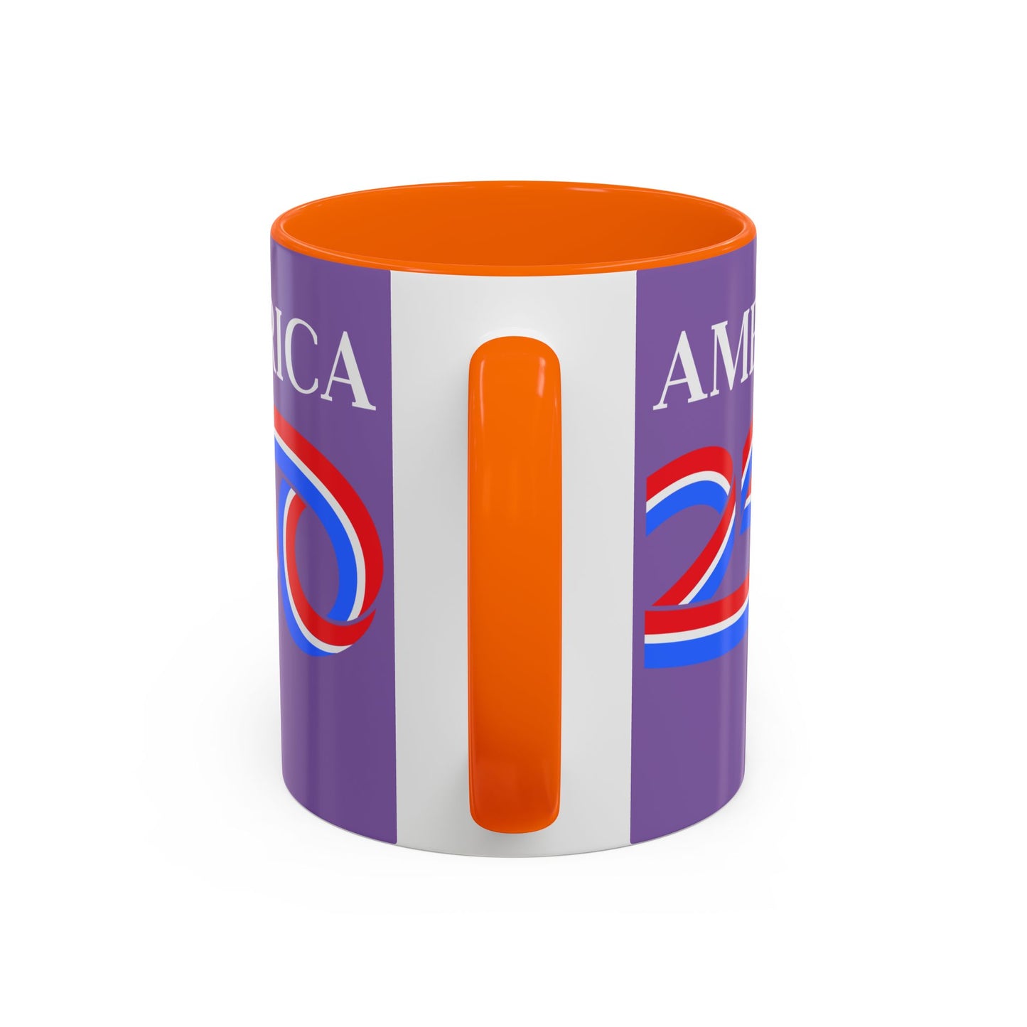 America 250 Light Purple Accent Mug by theGreenDragonTavern.shop