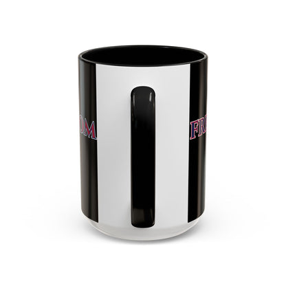 Freedom, Black Accent Mug by theGreenDragonTavern.shop