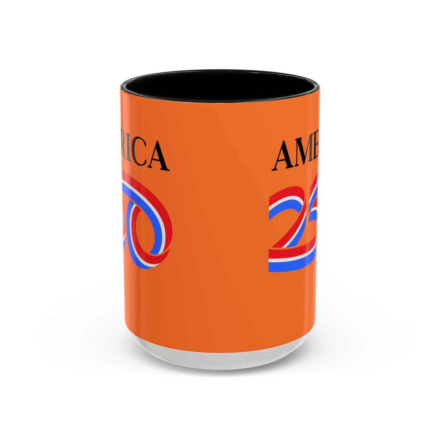 America 250 Orange Accent Mug by theGreenDragonTavern.shop
