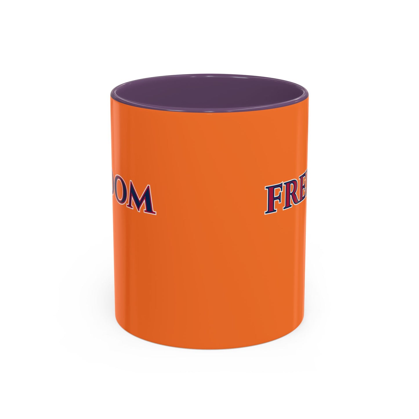 Freedom, Orange Accent Mug by theGreenDragonTavern.shop