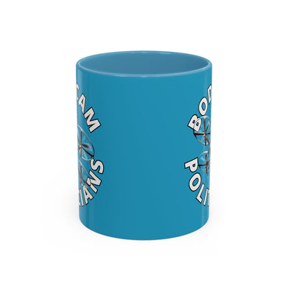 Bodycam the Politicians Drone Turquoise Accent Mug by theGreenDragonTavern.shop