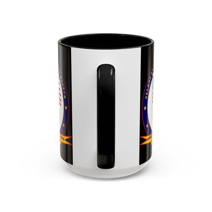 DeLand Naval Air Station Museum Black Accent Mug by theGreenDragonTavern.shop