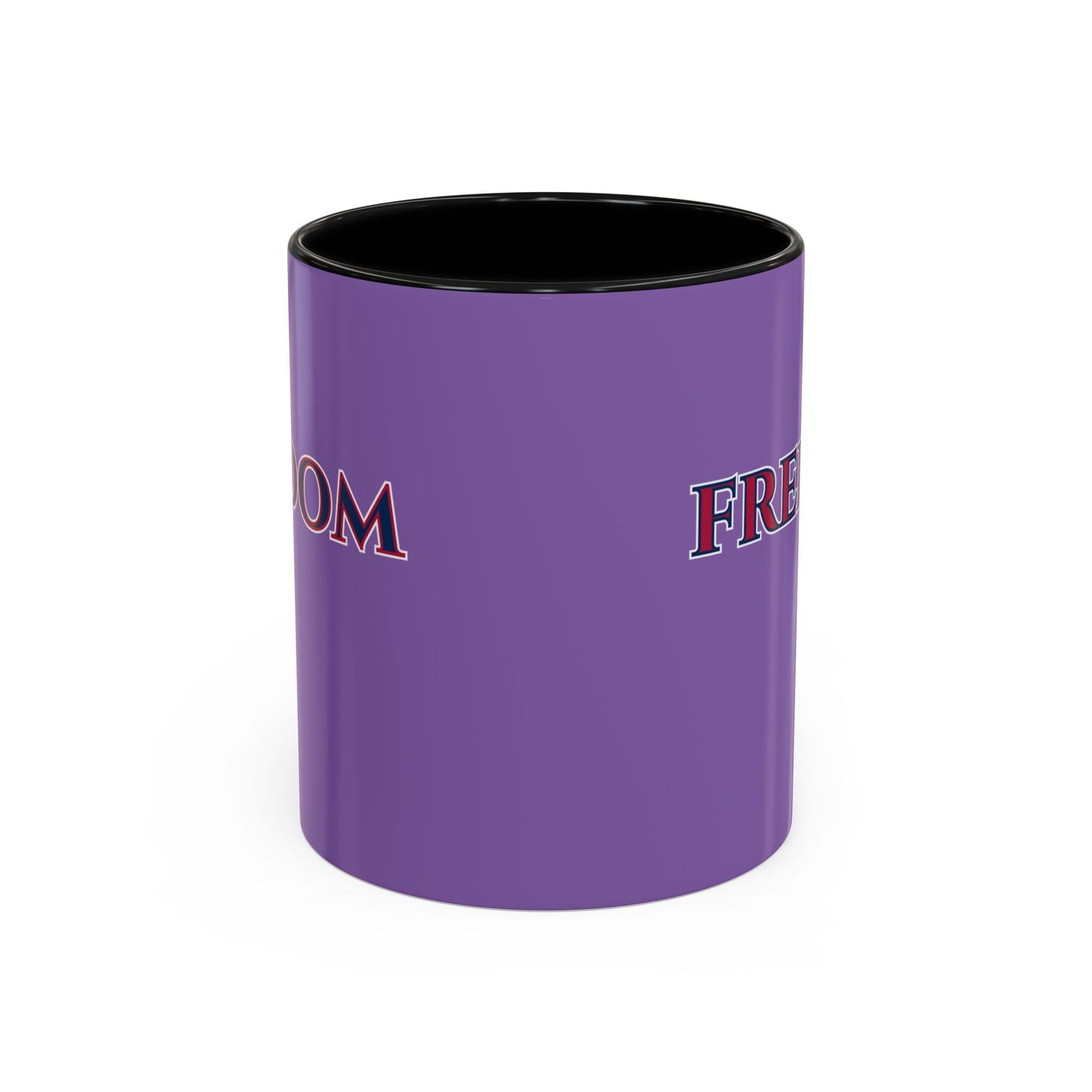 Freedom, Light Purple Accent Mug by theGreenDragonTavern.shop