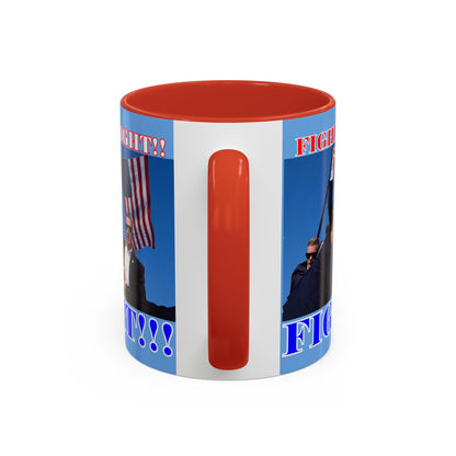 FIGHT! FIGHT!! FIGHT!!! Accent Mug by theGreenDragonTavern.shop