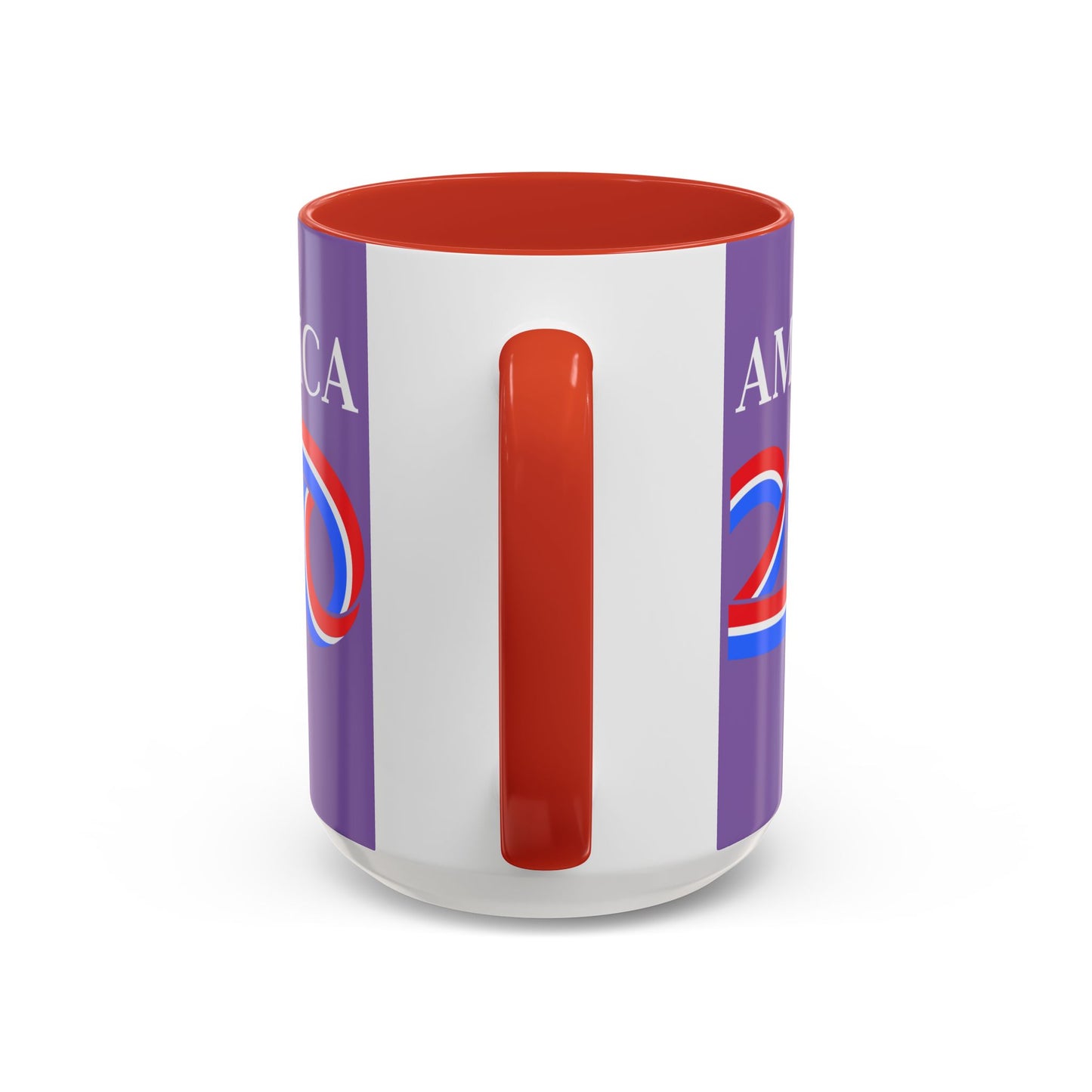 America 250 Light Purple Accent Mug by theGreenDragonTavern.shop